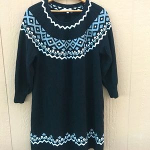Striking and fun LOFT sweater dress